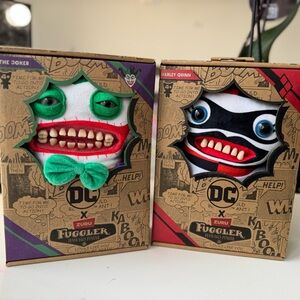 DC Comics Harley Quinn & Joker Fuggler Set
